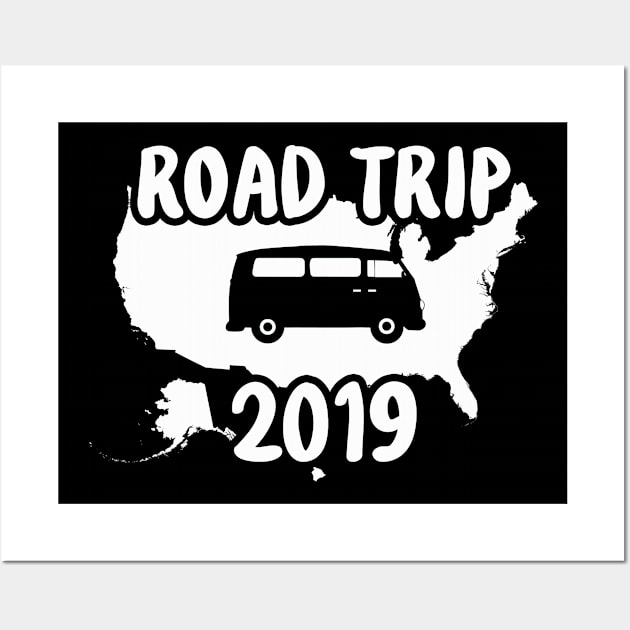 Road Trip 2019 Wall Art by 4Craig